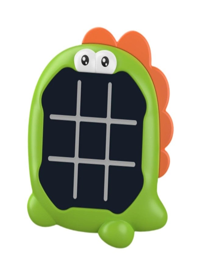 kunya Tic Tac Toe Game, Animal-Themed 3-in-1 Handheld Puzzle Game Console, Board Games for Kids and Adults, Portable Travel Games for Car Ride, Birthday Gifts for Ages 3 (Dino) - Image 1